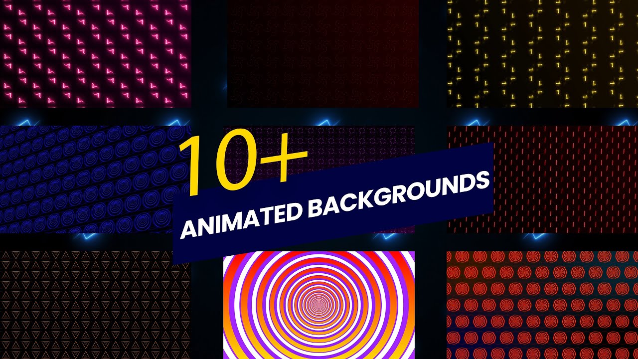 10+ Animated Backgrounds | Free Download | 4K | Creative Mine