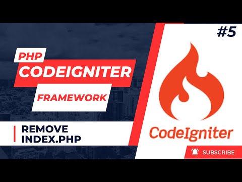 Codeigniter Tutorial in Hindi - 5 | how to remove index.php in codeigniter - 3 #codeigniter