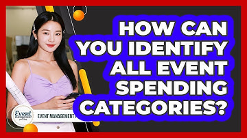 How Can You Identify All Event Spending Categories?