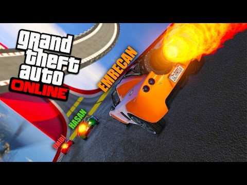 OHAAA ! Online'da Roket Arabalı Yarışlar !! - GTA 5 Online (FurkanYamanHD,Sesegel,Umidi)