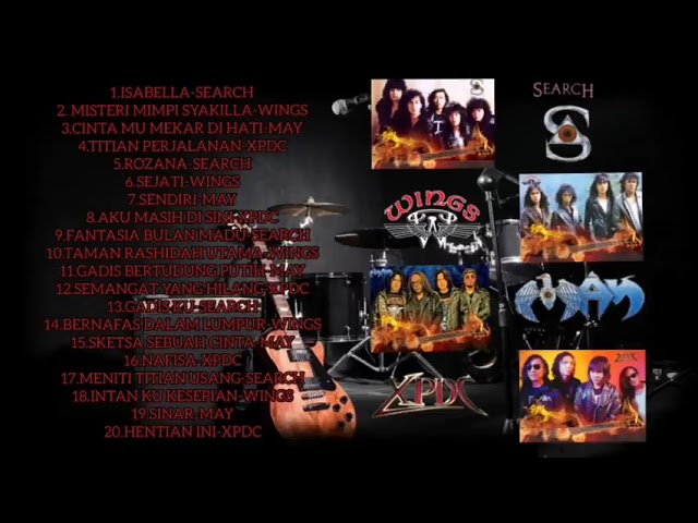 Lagu Lagu Kumpulan Rock Kapak Terbaik 80an 90an VOL 1 SEARCH WINGS MAY XPDC class=