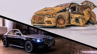 Mercedes-Benz S-Class - Restoration Abandoned Model Car Mercedes-Benz S-Class - Restoration Abandoned Model Car