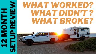 Ford Ranger And Zone Off Road Caravan Setup 12 Month Review | What We've Learned In 1 Year Of Travel