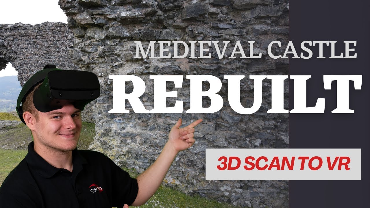 Update Welsh Castle 3D Scan to VR