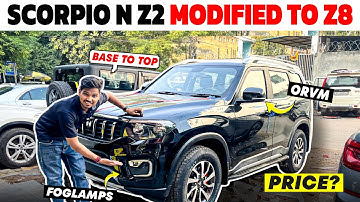 MAHINDRA SCORPIO N Z2 MODIFIED TO Z8 WITH PRICE ✅ SCORPIO N Z2 2025 ✅ SCORPIO N BASE TO TOP ✅