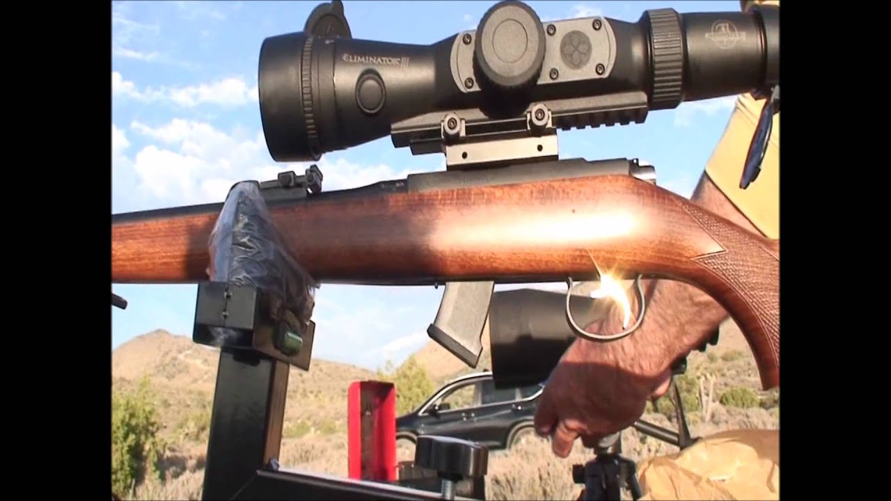 shooting in dc CZ452 Rifle With Burris Eliminator 3 Scope