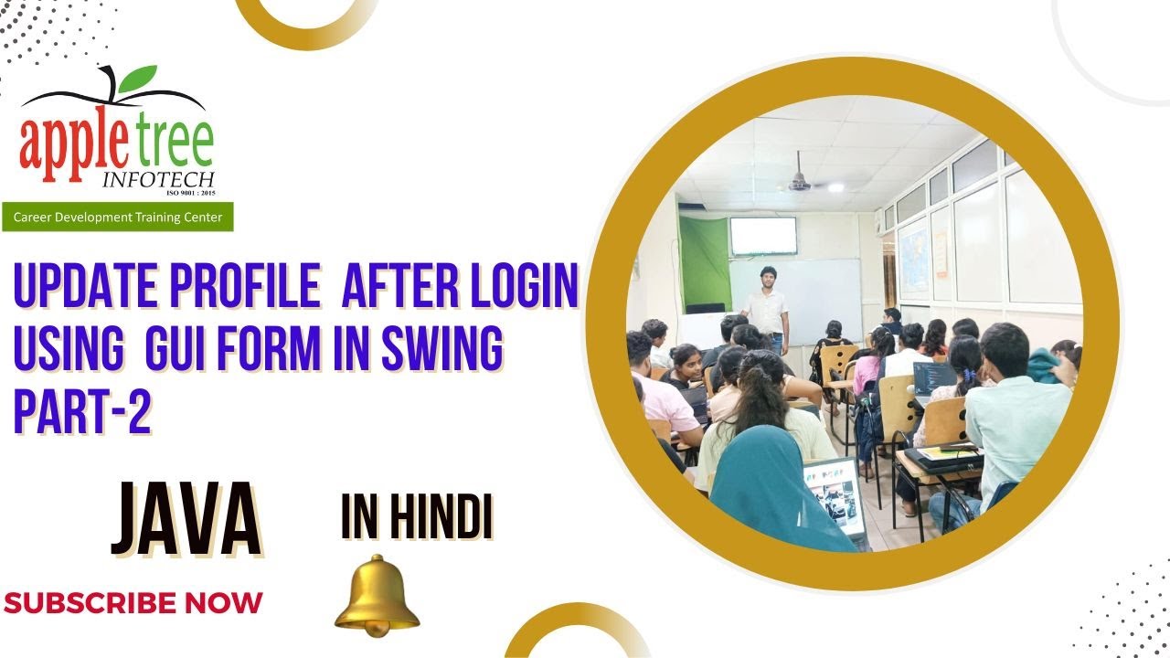 Update Record GUI Form in Java Swing | Tutorial by Umesh Sir | Apple ...