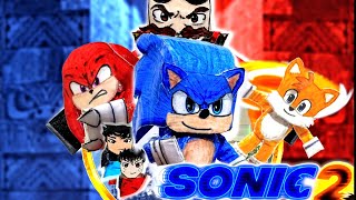 bonecos de papel Sonic 2 o filme 