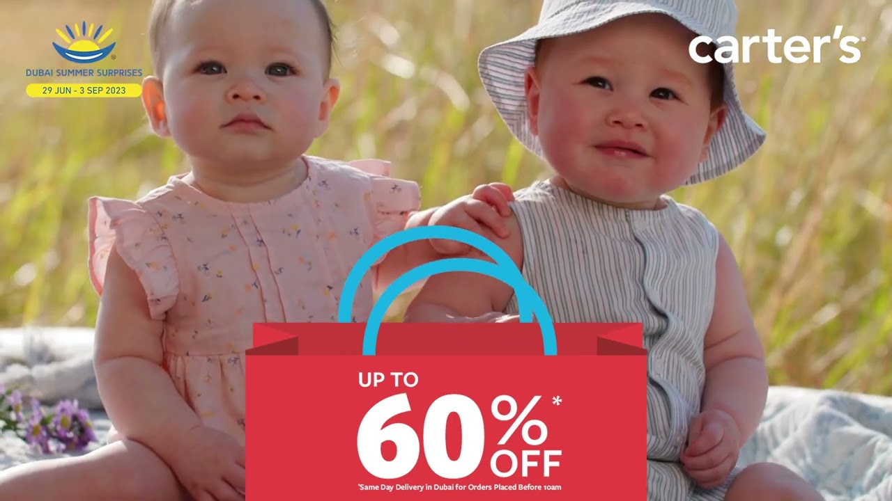 Carter's DSS Sale: Enjoy incredible savings of up to a whopping 60% off