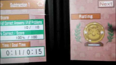 Unboxing and Gameplay of Personal Trainer: Math For The Nintendo Ds