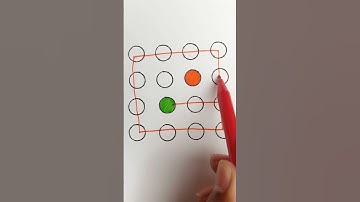 Draw the path simple checkerboard game #shorts