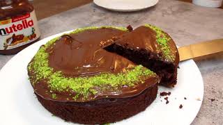 3 - Ingredients Chocolate Cake / Without oven / Eggless Chocolate Cake / Sweet and Spicy Kitchen..