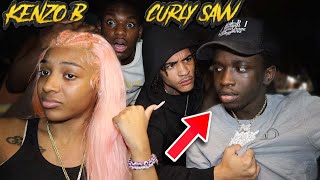 I Left Kenzo B Alone With A Drill Rapper And This Happened… FT CURLY SAVV