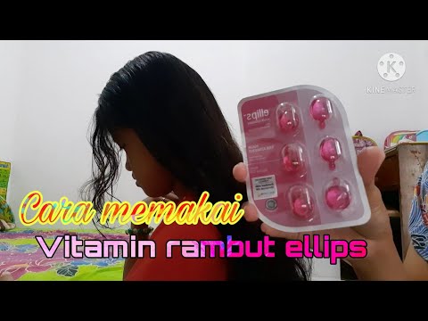 Cara memakai vitamin rambut ellips