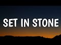 Travis Tritt - Set in Stone (Lyrics)