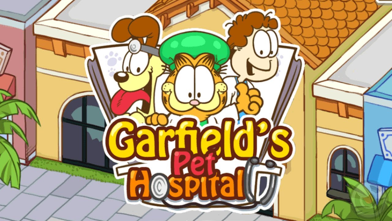 Гарфилд отзывы. Гарфилд и больница игра. Pet Hospital игра. Петс Хоспитал Гарфилд. Cute Farm Hospital играть.