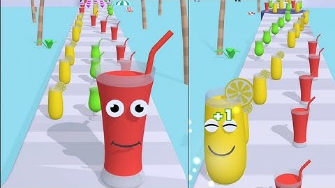 Juice Run All Levels Mobile Walkthrough Gameplay Android Runner Game Alltrailer Mix Level Part 36