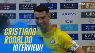 Cristiano Ronaldo interview after AlNassr win 4 - 3  against AlAhli 22-9-2023 ????