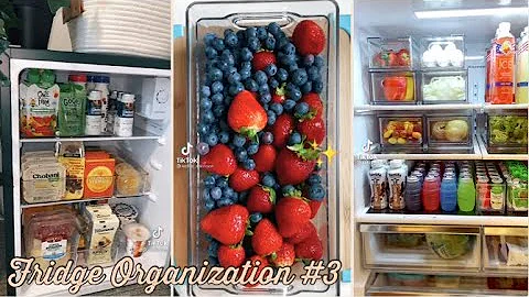 Fridge Restock & Organization ASMR Satisfying TikTok Compilation #3 🫐🍓