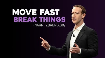 Move Fast Break Things | Powerful Mark Zuckerberg Motivation