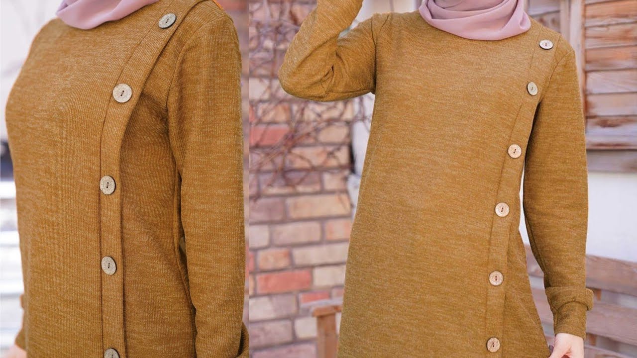 فستان بمرد جانبى لعشاق الاناقة