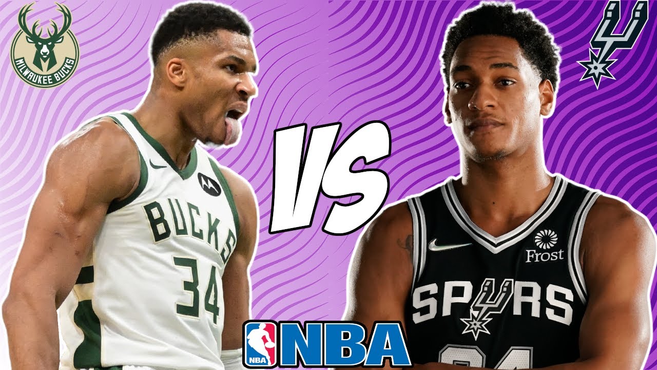Milwaukee Bucks vs San Antonio Spurs 12/19/23 NBA Free Picks ...