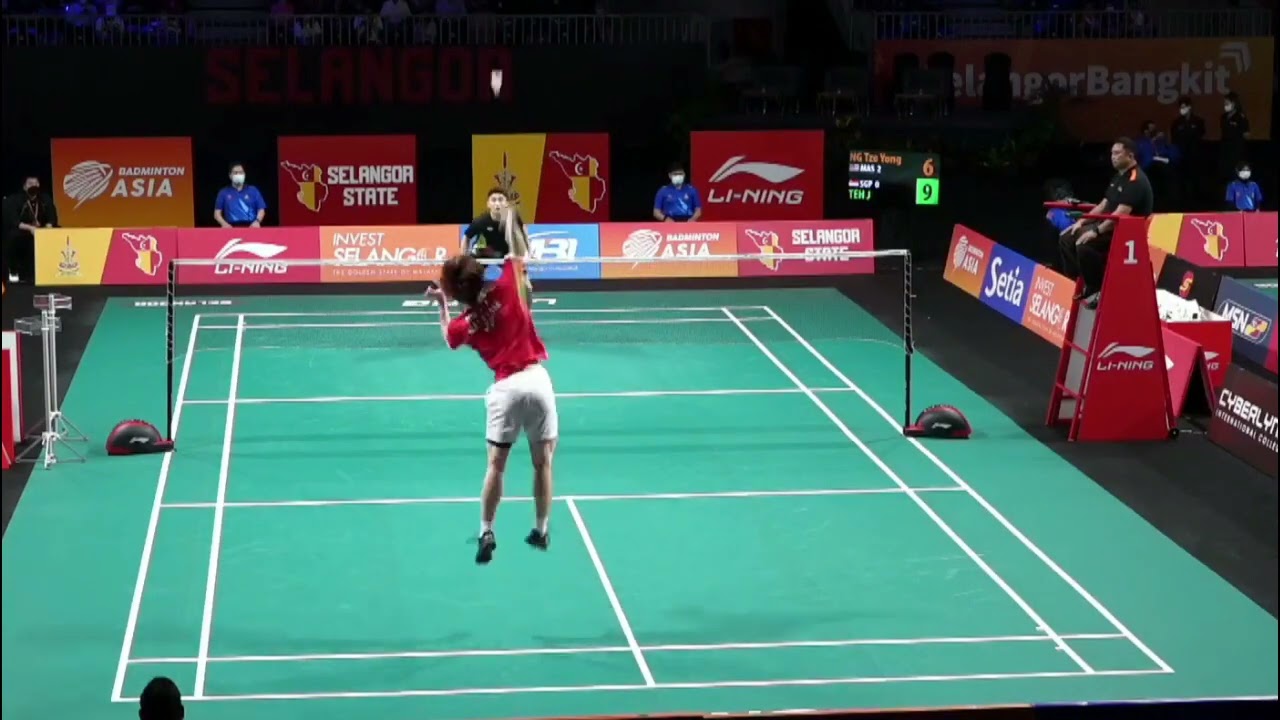 BATC 2022 NG Tze Yong vs Jia Heng Jason TEH Badminton Asia Team Championships 2022