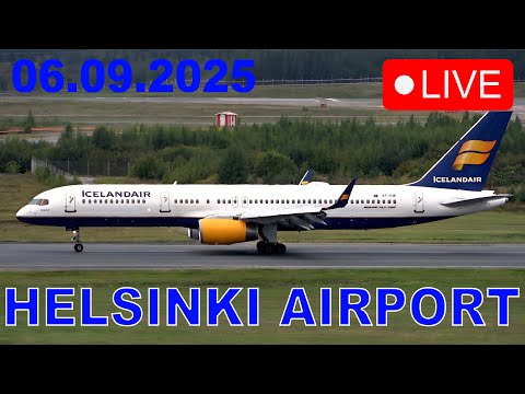 B757 馃敶 LIVE Helsinki Airport Plane Spotting (EFHK/HEL)