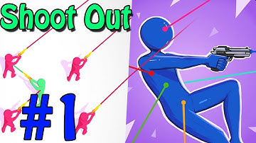 Shootout 3d Level 1-15 Gameplay Walkthrough