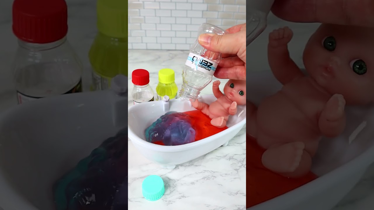Satisfying with Unboxing & Review Miniature Slime Set Toys Kitchen Video | ASMR Videos