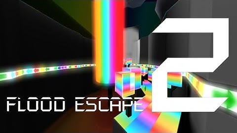 Roblox Flood Escape 2 (Test Map) - Rainbow World (Insane)