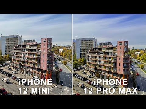 Iphone 12 Mini Vs Iphone 12 Pro Max Camera Test Youtube
