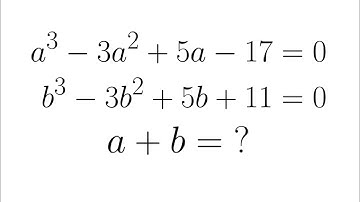 Sum of Roots to Cubic Equations | Irish Mathematical Olympiad 1993