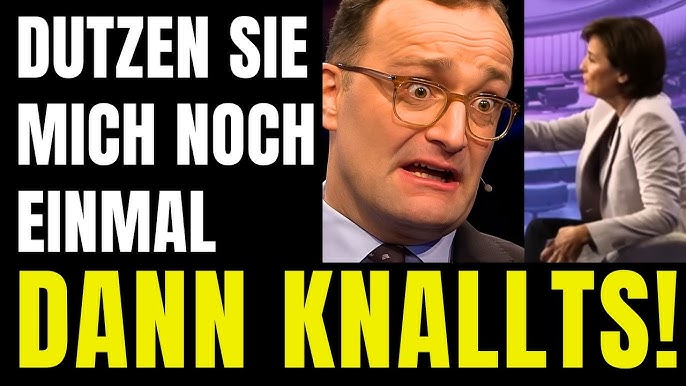 Plötzlich schmeißt sie SPAHN aus dem Studio!? - Publikum will Geld zurück!  - YouTube