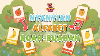 Lagu Alfabet Buah-Buahan 🍎 | Belajar Huruf A–Z Bersama Buah Lucu | Lagu Anak Edukatif