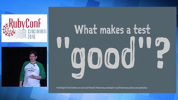 RubyConf 2016 - Test Doubles are Not To Be Mocked by Noel Rappin