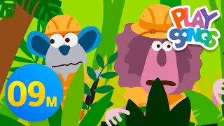 spooky jungle + More Nursery Rhymes & kids songs | Playsongs