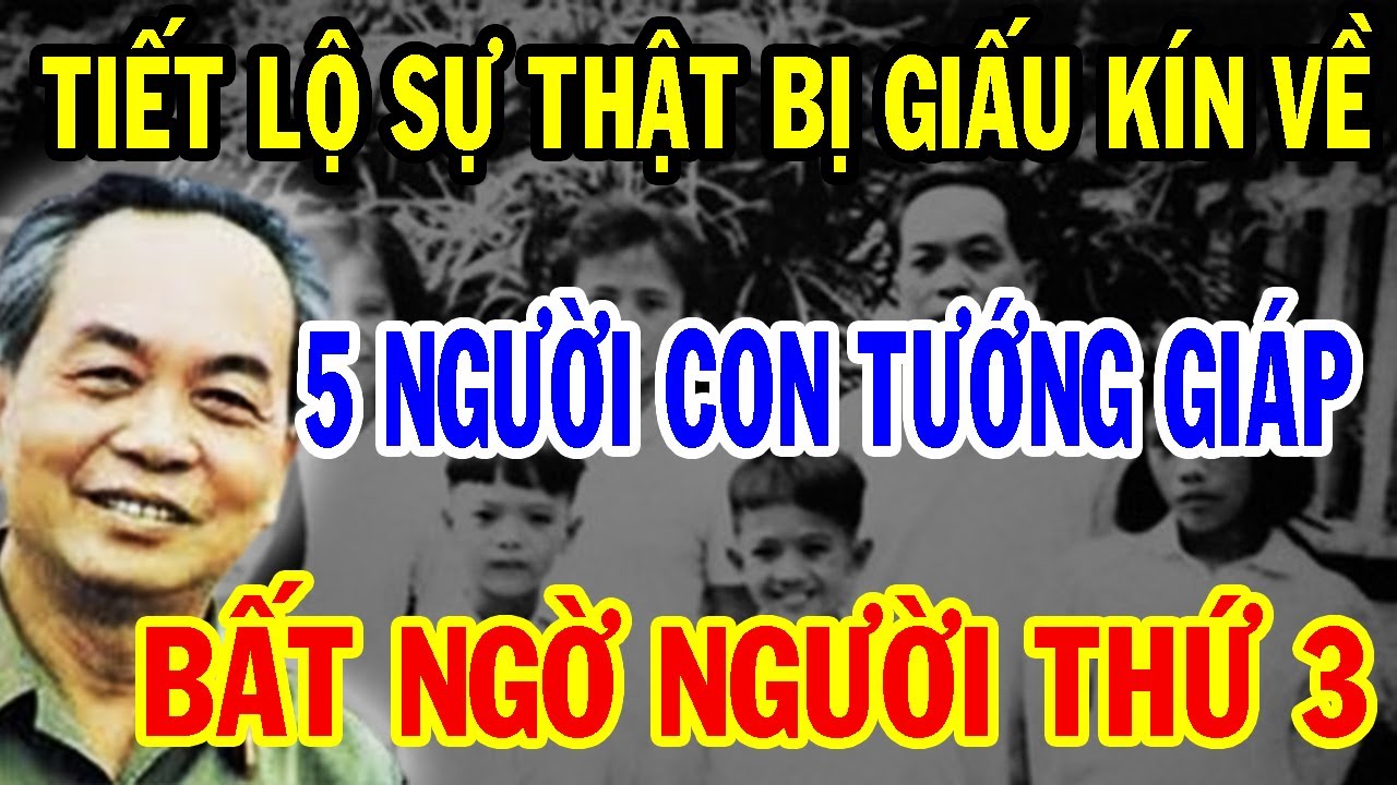 Bí Mật Ẩn Giấu: Sự Nghiệp CỰC KHỦNG 5 Người Con Của Đại Tướng Võ Nguyên Giáp Bất Ngờ Người Thứ 3