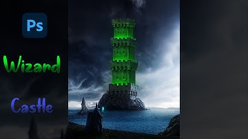 Creating Wizard Castle in Photoshop - SPEED ART