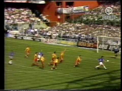 Sampdoria v Lecce Seria A 1991