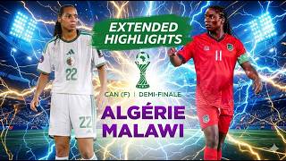 Algeria W vs Malawi W | Historical WAFCON 2026 Semi-Finals ★ Extended Highlights | ALG vs MLW