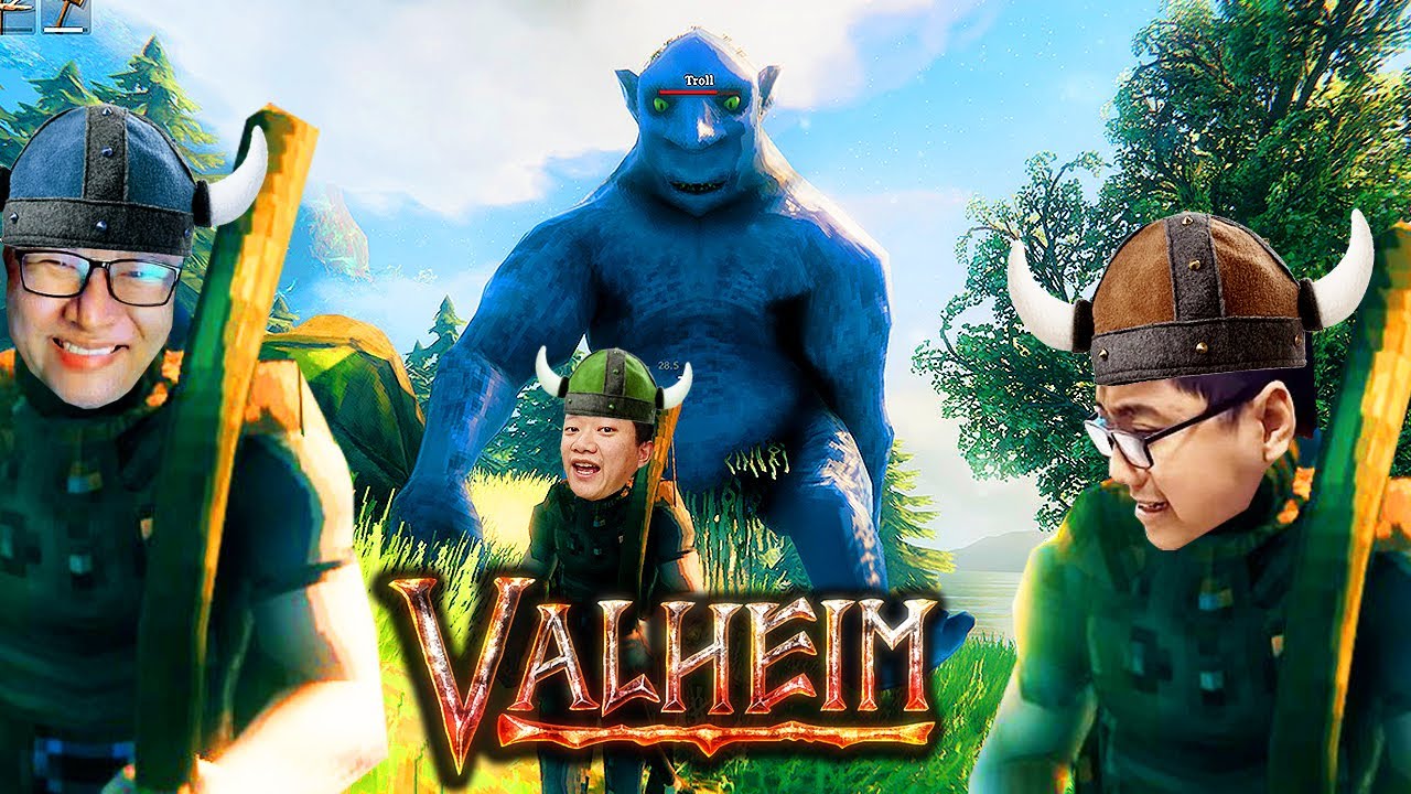 CHẠM TRÁN TITAN QUÁI THÚ TRONG RỪNG THẲM =)))) Chiến công đầu của chúng tôi đây rồi !!! - VALHEIM #3