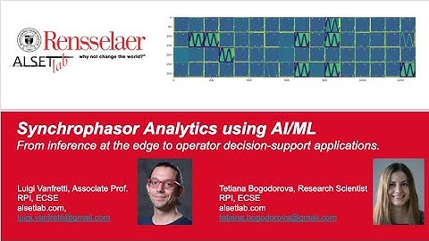 Synchrophasor Analytics using AI/ML: From inference at the edge to operator decision-support apps
