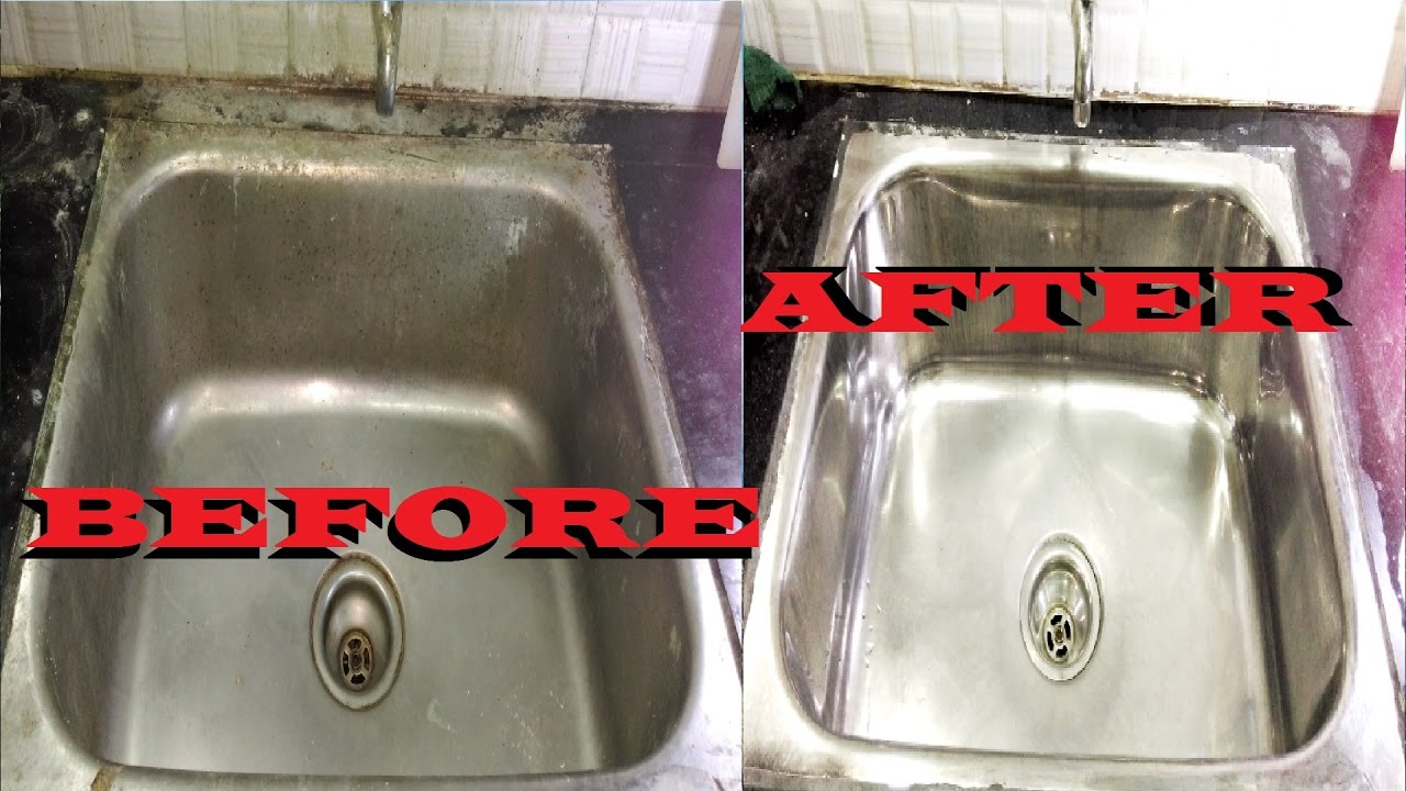 How To Clean Your Kitchen Sink How To Clean A Kitchen Stainless
