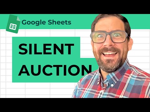Silent Auction in Google Sheets