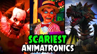 Top 13 Scariest Theme Park Animatronics Ft TPM vids