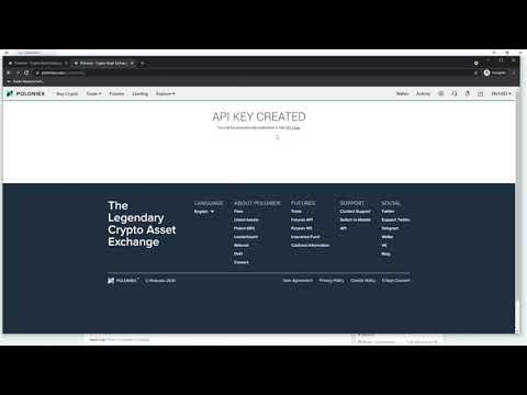 Tutorial: Connect to Poloniex