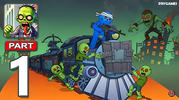 Zombie Station - Gameplay Walkthrough Part 1 - Train Zombie Defense (Android, iOS)