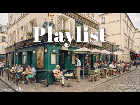 𝐏𝐥𝐚𝐲𝐥𝐢𝐬𝐭 골목 끝 작은 카페에서 흐르는 봄날의 재즈🌿 A Quiet Paris Café Jazz