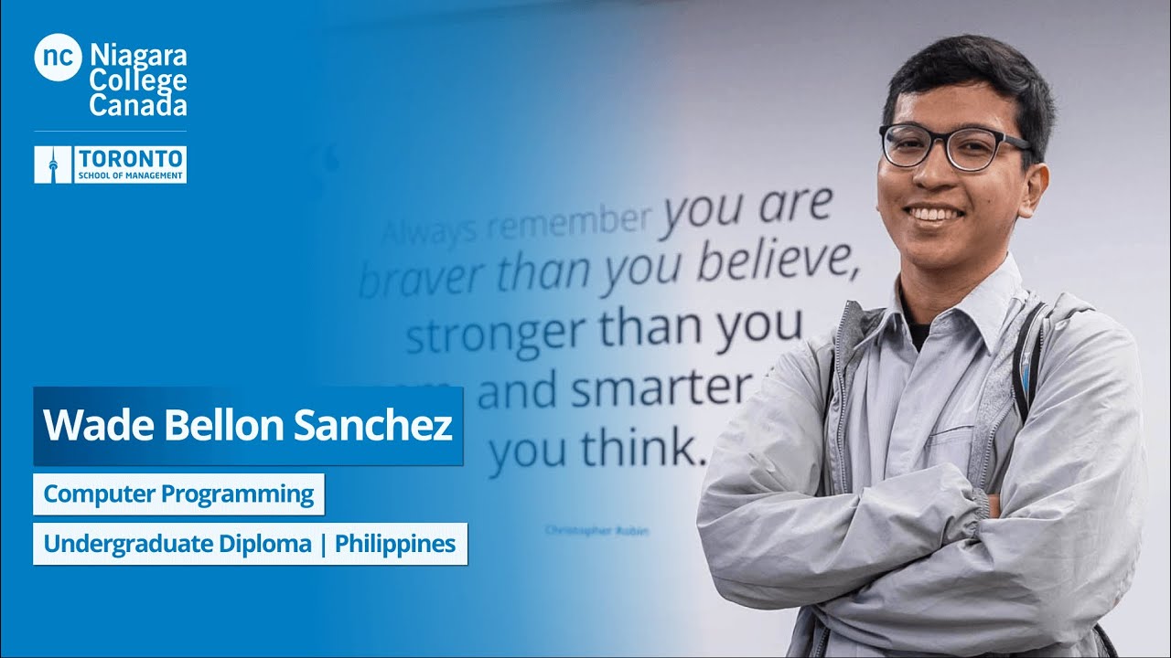 Niagara College – Toronto (NCT) Student Testimonial – Wade - YouTube